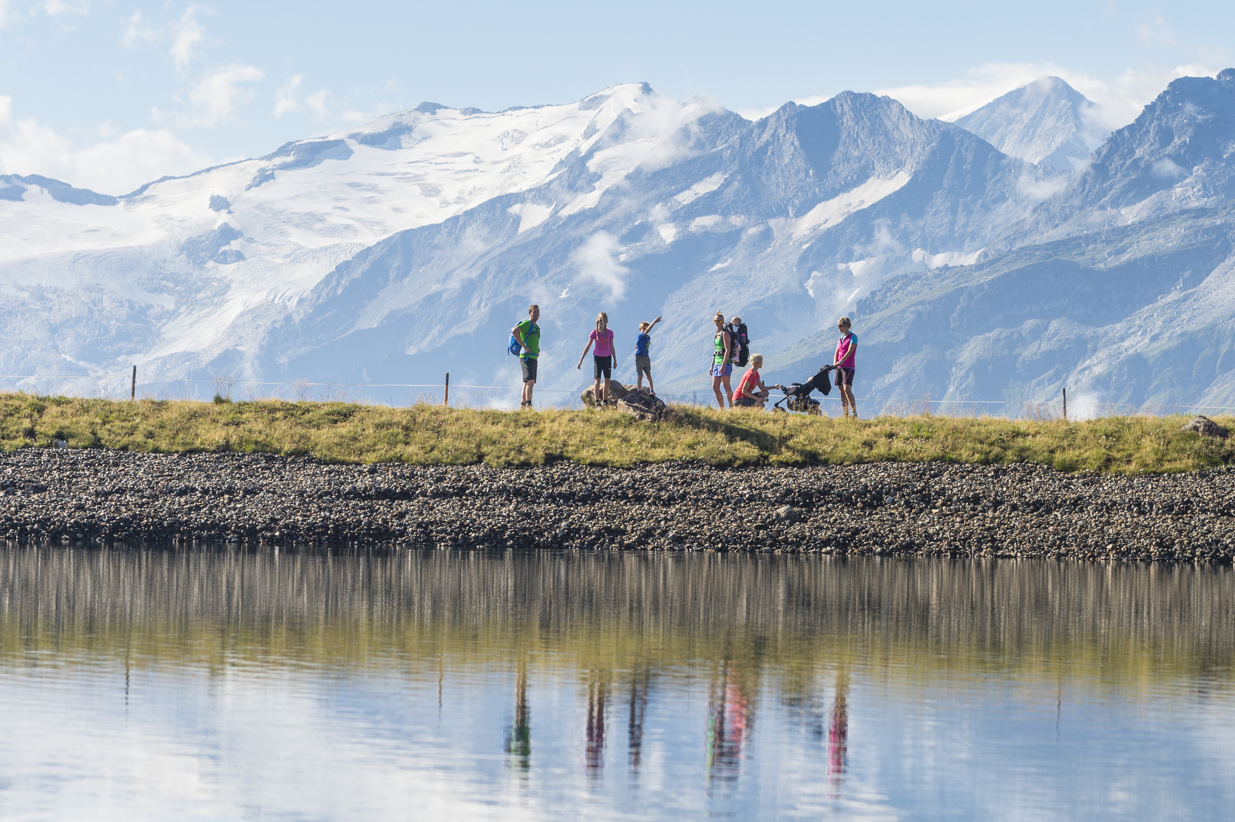 Kinderwagentaugliche Wanderwege am Wildkogel
